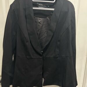 Torrid Women's Black Blazer Peplum
